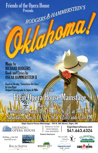 Watch “Oklahoma!” at the Elgin Opera House March 27-28