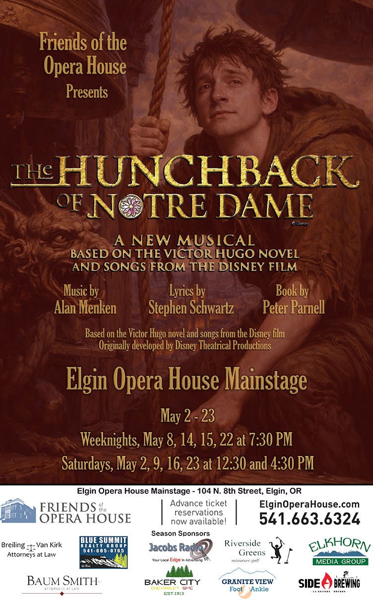 Watch the Final Shows of “The Hunchback of Notre Dame” at the Elgin Opera House May 22 &&nbsp;23!